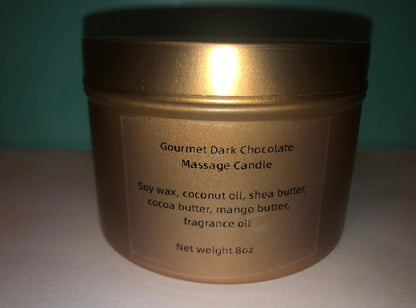 Gourmet Dark Chocolate Massage Candle